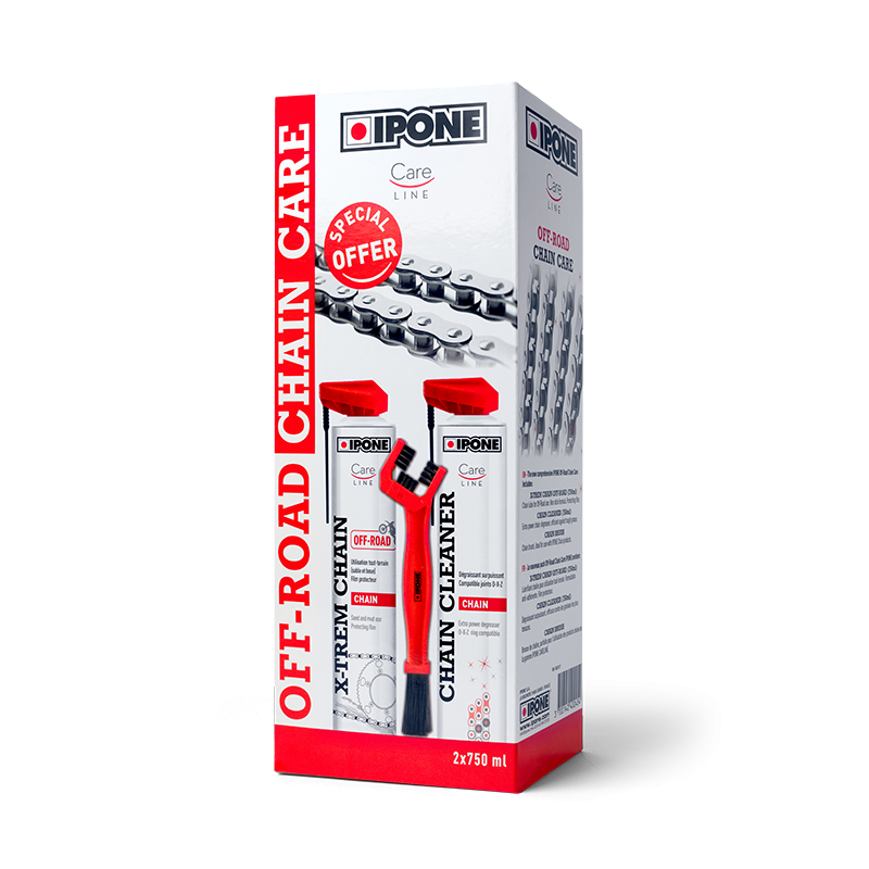 Kit complet intretinere lant moto IPONE - OFF ROAD CHAIN PACK